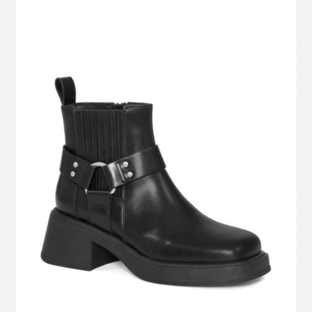 Vagabond Dorah black short Moto boots 40=10